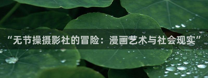 汗汗漫画渗透测试：“无节操摄影社的冒险：漫画艺术与社会现实”